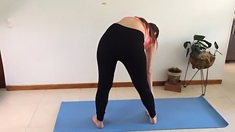 Teen With Big Tits Gets Fucked During Yoga Session