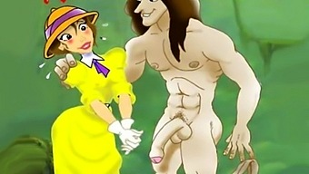 A Wild Tarzan And Jane Encounter In A Hardcore Orgy