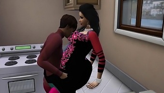 Uncut Hindi Milf'S Steamy Kissing And Blowjob In Web Series