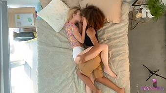 Blonde And Black Beauties Chloe Cherry And Jenna Foxx In Steamy Lesbian Encounter