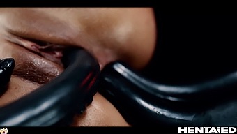 Hd Video Of Petite Babe Getting Double Penetrated And Filled With Cum