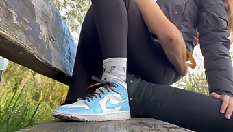 Amateur Video Of A Young Blonde'S Public Pov Adventure In A Park