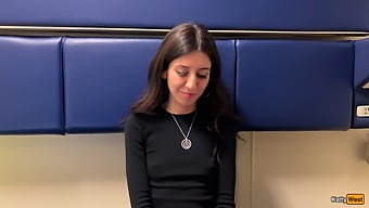 Stunning Pornstar'S Pov Encounter On A Train