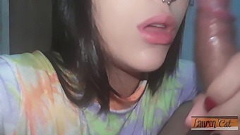 Brazilian Brunette Receives Facial Cumshot