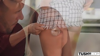 Katrina, A Seductive Real Estate Agent, Surprises Her Client With An Anal Treat