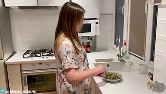 Stepmom Gives Her Stepson A Handjob And Blowjob