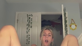 Innocent 18-Year-Old Girl Reaches Orgasm Through Self-Pleasure At Home